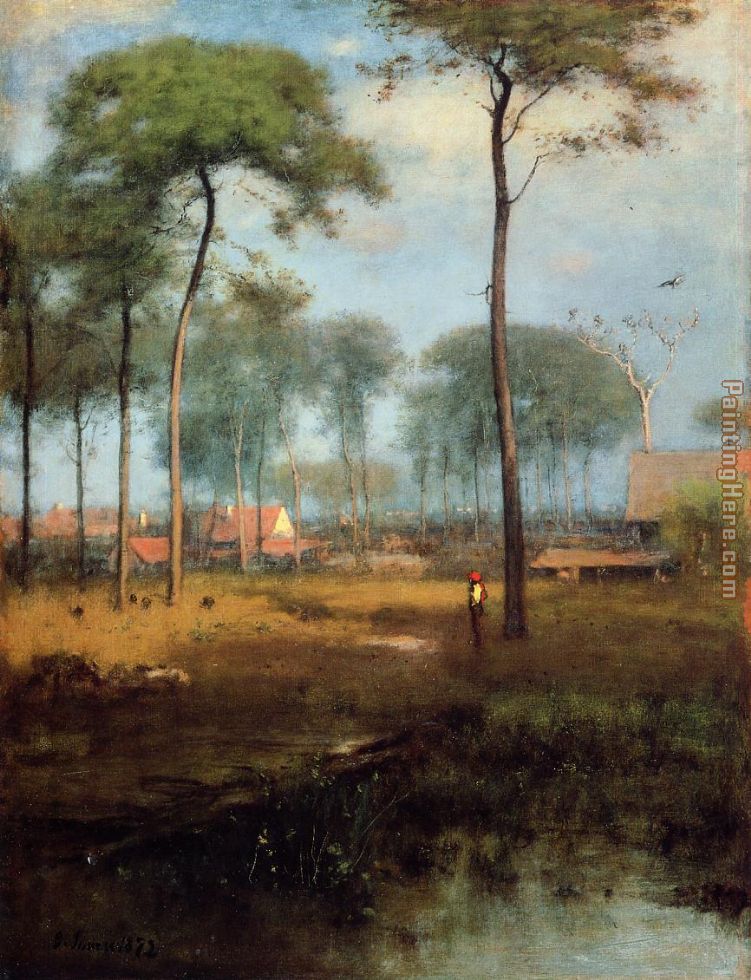 Early Morning Tarpon Springs painting - George Inness Early Morning Tarpon Springs art painting